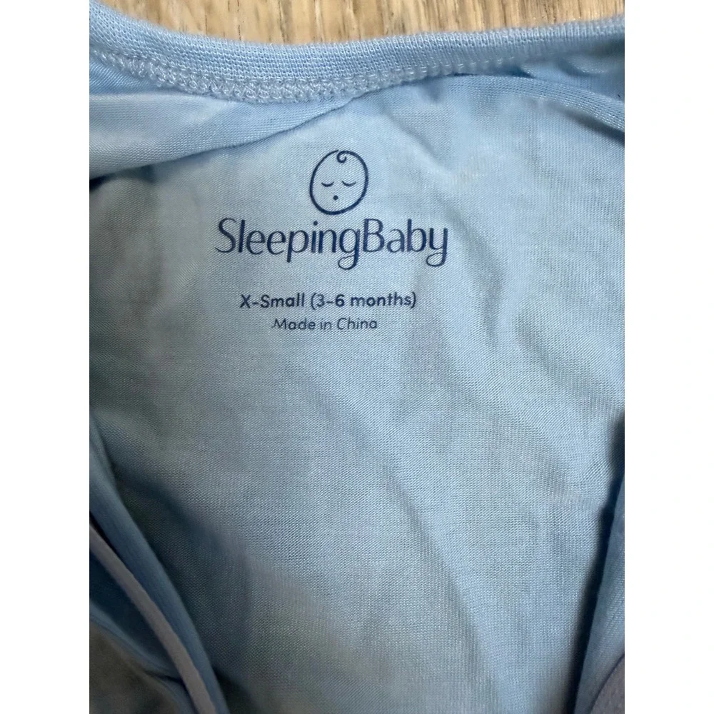Sleeping Baby EverSoft Bamboo Zipadee-Zip Swaddle Transition Blue XS 3-6 Months